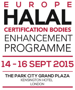 Upcoming Europe Halal Certification Bodies Enhancement Programme on 14th – 16th September 2015 in London, Europe